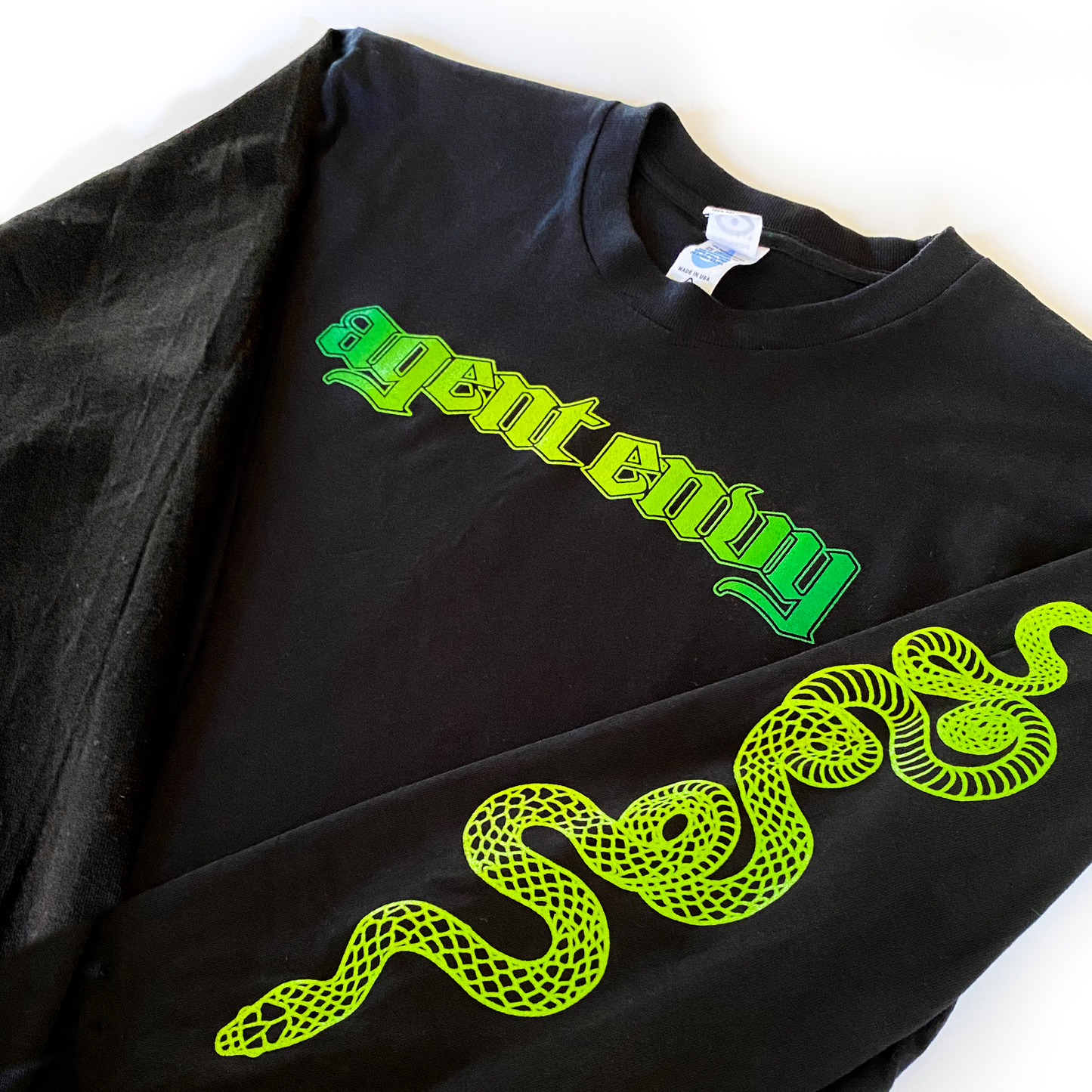 Lime Single Slither Long-Sleeve